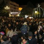 Unas 2.000 personas participan en Albacete en el encendido del alumbrado de Navidad
