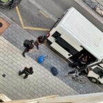 Varios furgones de los GRS de la Guardia Civil llegan a Tomelloso