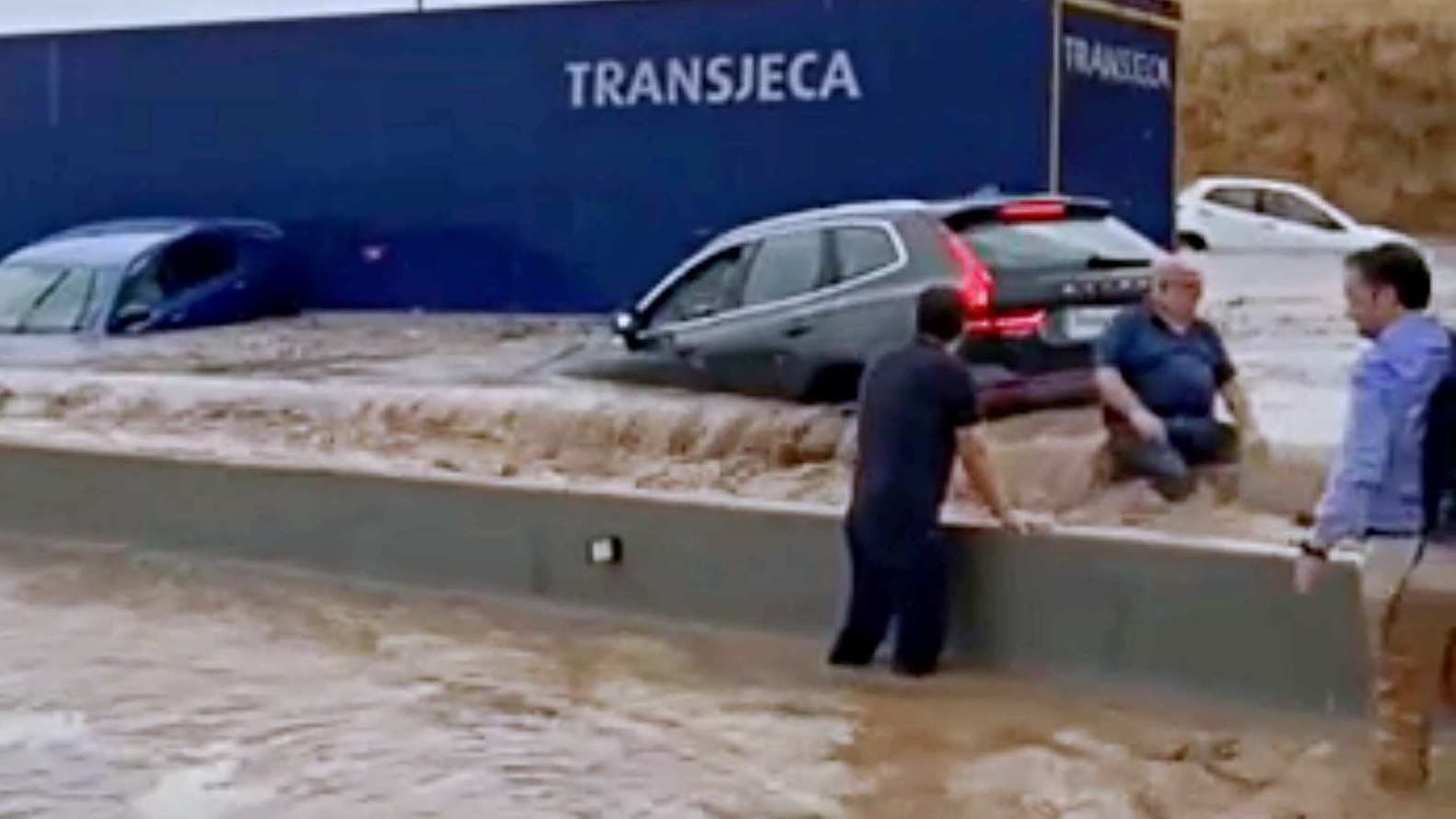 Espeluznantes imágenes de las inundaciones en Toledo