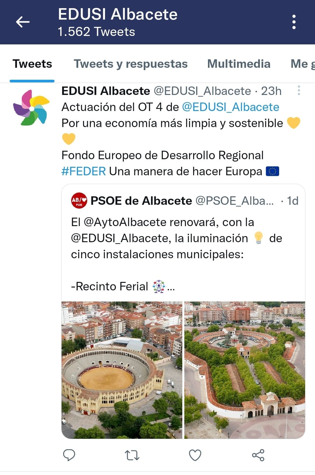 PP Albacete acusa a Sáez de usar las redes sociales del Edusi para compartir contenido del PSOE