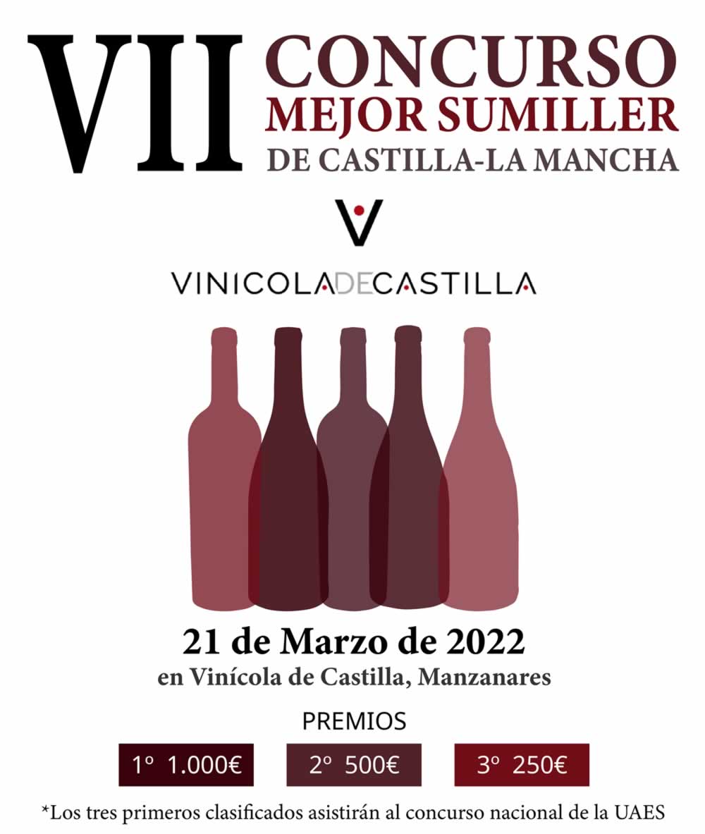 Todo listo para elegir al Mejor Sumiller de Castilla-La Mancha el próximo 21 de marzo en Vinícola de Castilla
