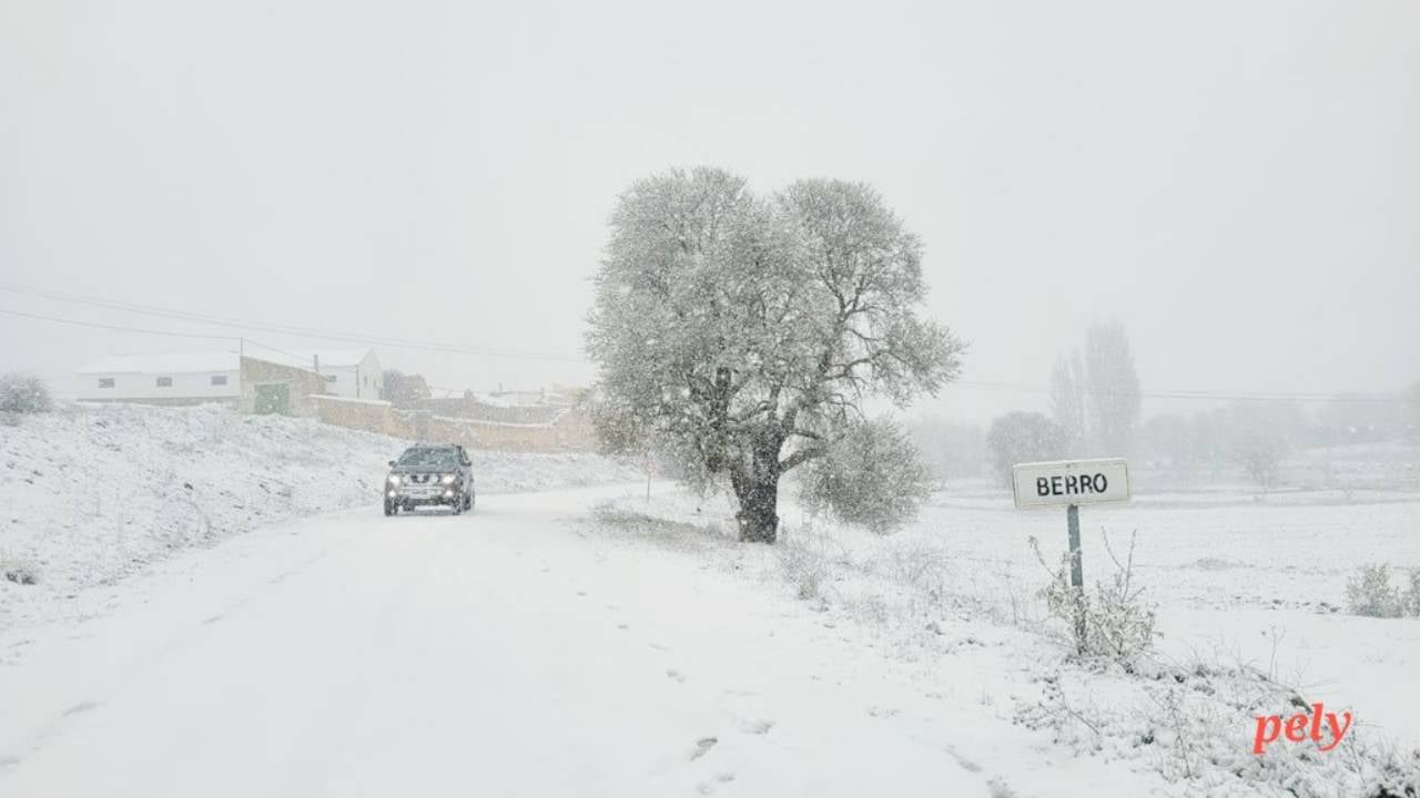 Nieve en Albacete