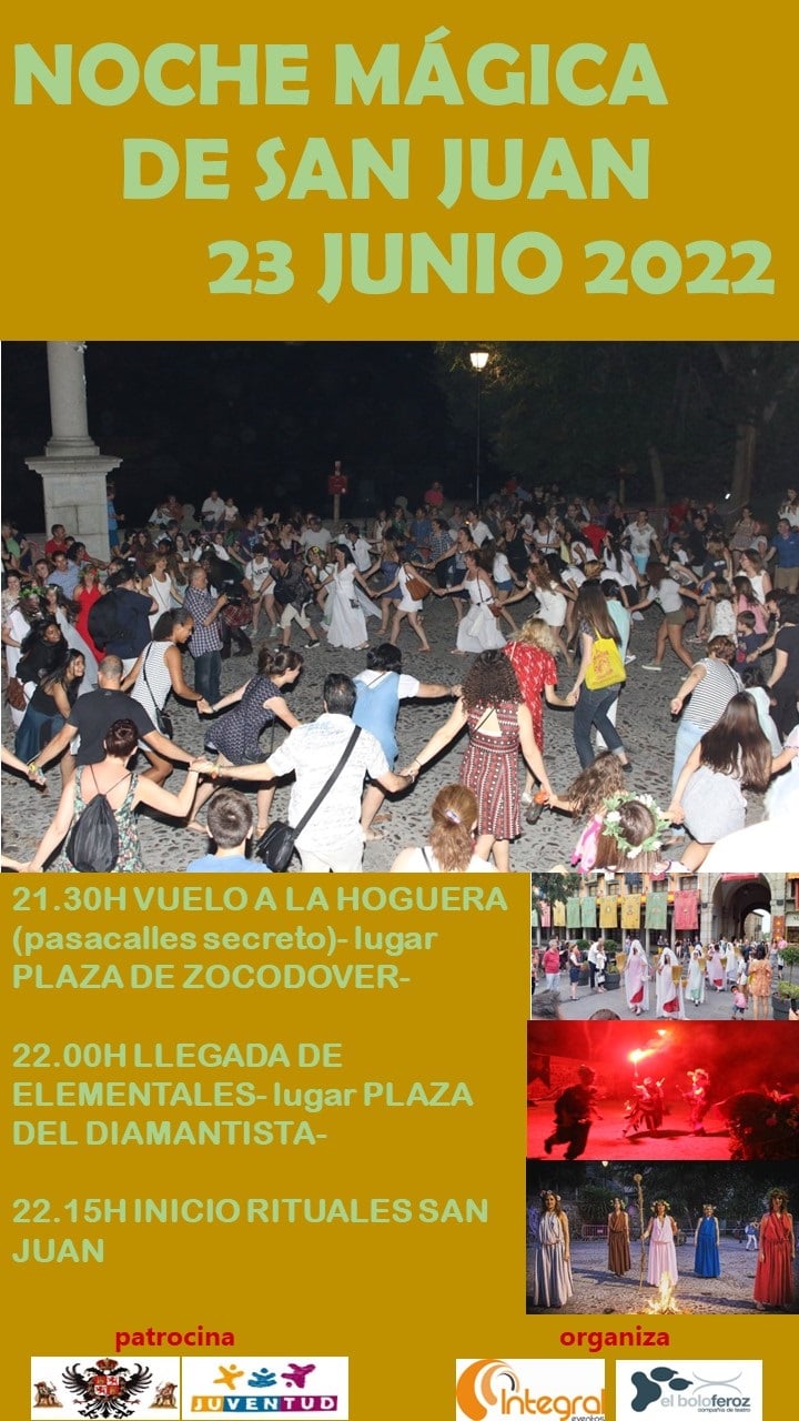 Toledo ofrece este jueves pasacalles, música, queimada y otros espectáculos para celebrar la noche de San Juan