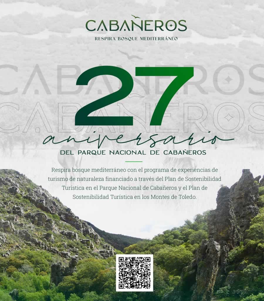 El Parque Nacional de Cabañeros cumple 27 años y ha preparado un programa de experiencias para celebrarlo