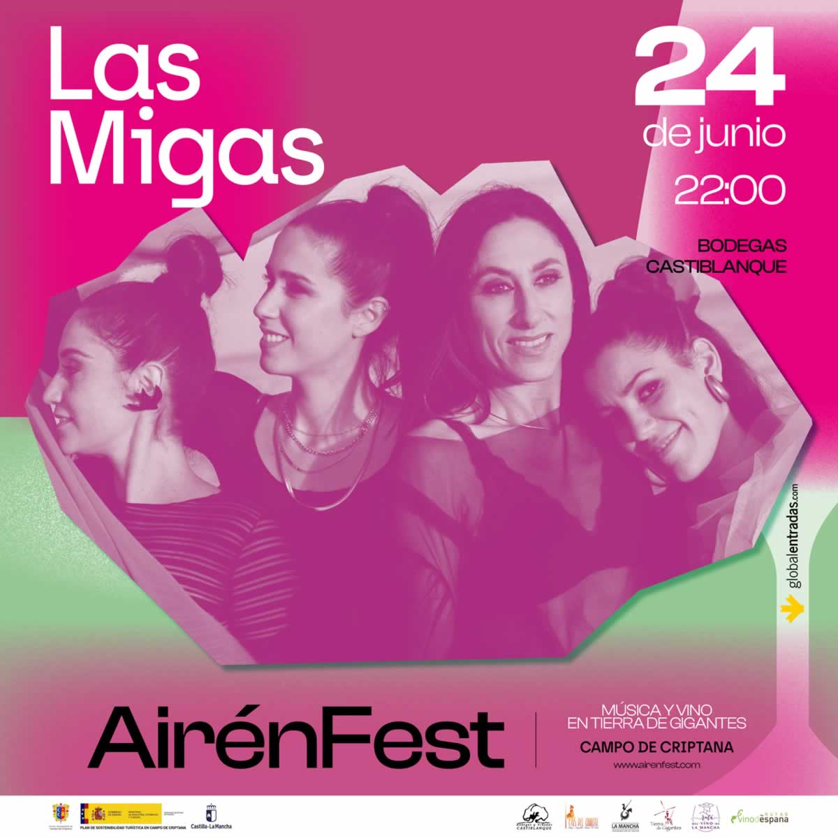 ‘Las Migas’ actuarán este sábado en el AirénFest de Campo de Criptana, su único concierto en Castilla-La Mancha